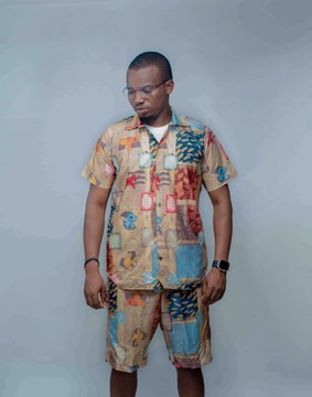 Olawale 2-piece set (Multicolor) |  Gift For Him| Ankara Up and Down| African Print Dress| Ankara