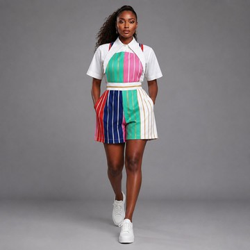 ENSEMBLE CHEMISE ET SALOPETTE LUMI