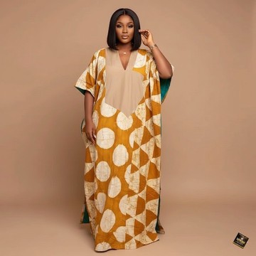 Ikeoluwa Maxi Batik Kaftan