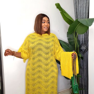 African Ayesha Lace Kaftan Boubou Dress