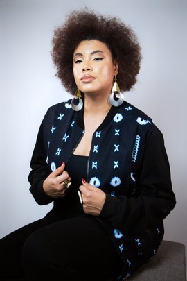 Unisex wax bomber jacket “New Generation”