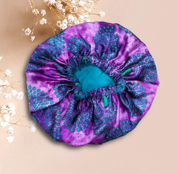 Reversible silk beanie / satin nightcap / hair accessories for women