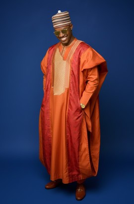 Elegant Men’s Agbada Set – Premium Embroidered Three-Piece African Traditional Wear