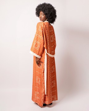 Kimono mousseline fluide « Reine Kassa »