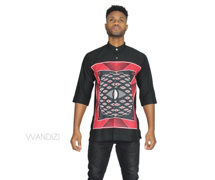 Patterned Shirt, African Mens Clothing, African Shirt, African Clothing