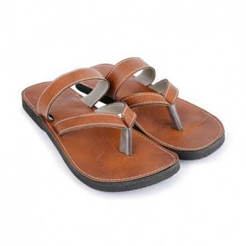 Men's sandal in genuine leather