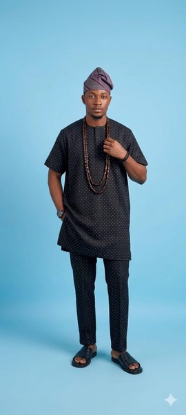 Classic black senator wear