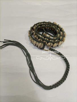 Cowrie shell belt, African hipster belts, Masai shell belt