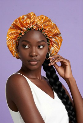 Reversible silk beanie / satin nightcap / hair accessories for women