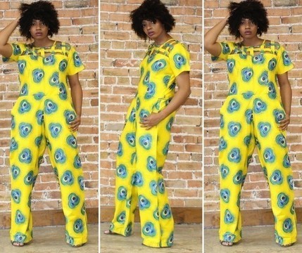 African Print Ankara Jumpsuit