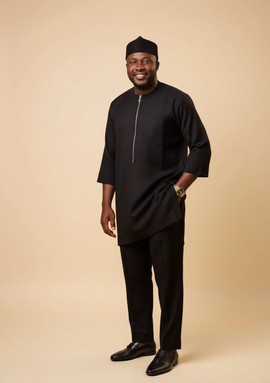African Wedding Suit | Senator Suit | Dashiki Shirt | Men’s Kaftan