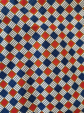COUPON AFRICAN WAX FABRIC PATTERN:
