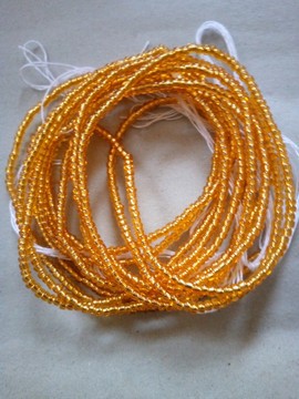 6 perles de taille / bine bine / ventre de femme / cravate sur les chaînes de perles de taille