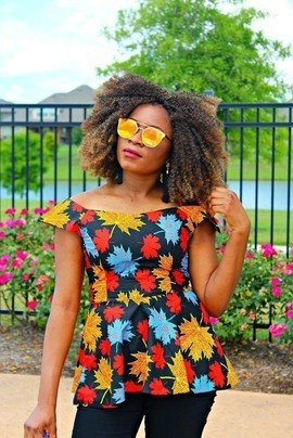 Adensecret Fadekemi Ankara Top