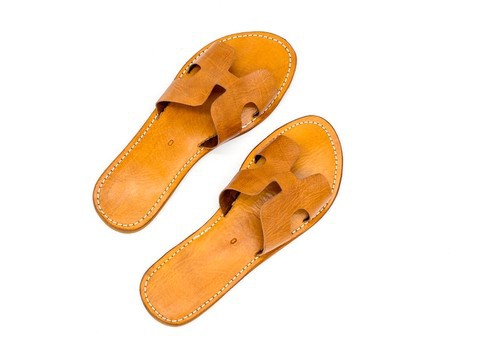 Sandale en cuir véritable haute qualité fait main mode femme