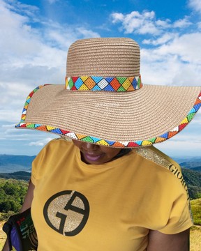 Women hats, beaded african hats, Maasai hats
