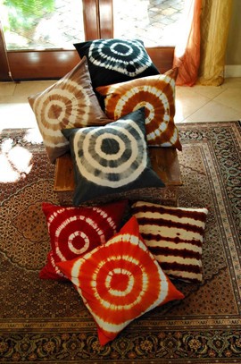 African Print Adire Throw Pillows/ Batik/ Kampala/Throw Pillow/Craft