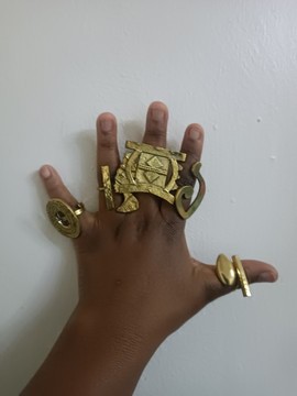Brass rings, African brass rings, boho rings, statement rings,