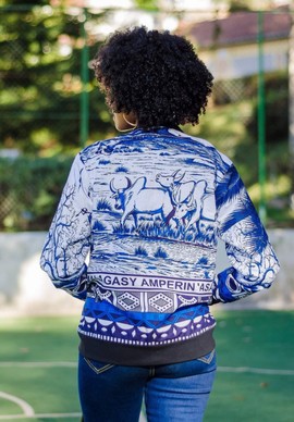 Bombers/Veste femme "collection LAMBAOINE"/ Madagascar
