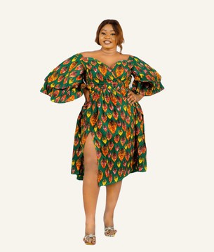 Off-the-shoulder Top with Skirt| Ankara Top And Skirt| African Fashion| Gifts For Her