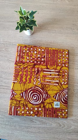 CLASSEUR A4 PERSONNALISÉ EN WAX MOTIF ROUGE
