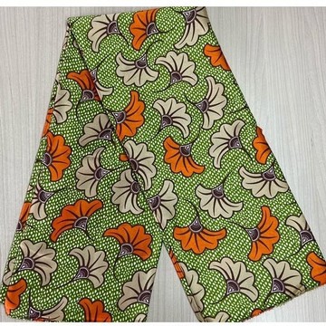6 YARDS SILK FABRIC PRINTED WEDDING FLOWER