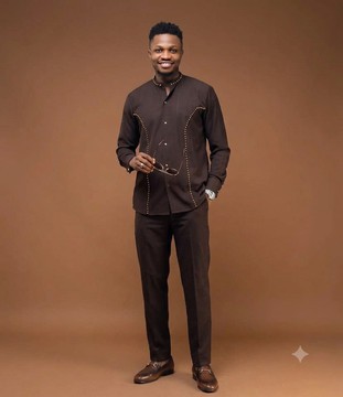 2 pieces beaded shirt