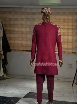 Bespoke men’s wedding suit, suit for men, prom suit jacket and trousers