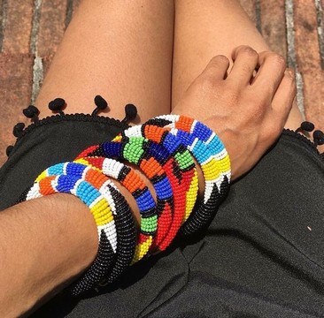 30 African Pearl Bracelets / Maasai Bracelets /Zulu Bracelets (30 Pieces) Wholesale