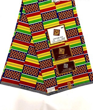 6 YARDS TISSU WAX  KENTE IMPRIME WAX KENTE ANKARA wax GHANA