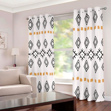 Cultural Unique Bath Mat White and Black Bathroom Rug (LARGER SIZES AVAILABLE)