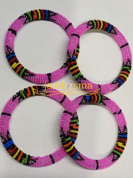 Ensemble de quatre, bracelet en perles africaines pour femme, bracelet amérindien masai zoulou