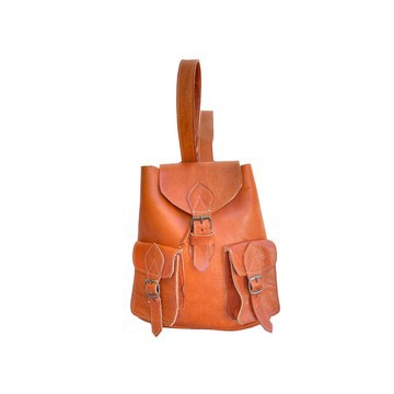 Sac à dos en cuir véritable haute qualité 100% fait main.
