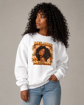 Sweatshirt - "MELANIN GIRL"