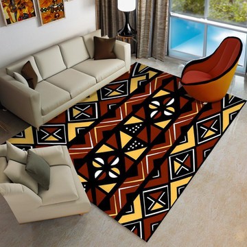 Geometric African Rugs and Carpets | Modern Living Decor (LARGER SIZES AVAILABLE)