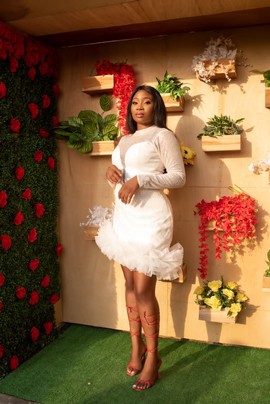Robe de soirée blanche midi, robes d'anniversaire pour femmes, robes de femmes africaines, robes blanches