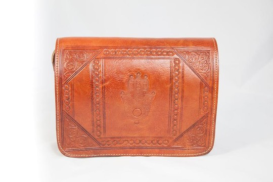 Very good quality handmade original real leather backpack