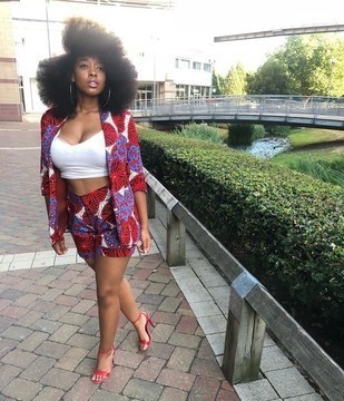 Adensecret Onome Ankara Jacket and Pant set
