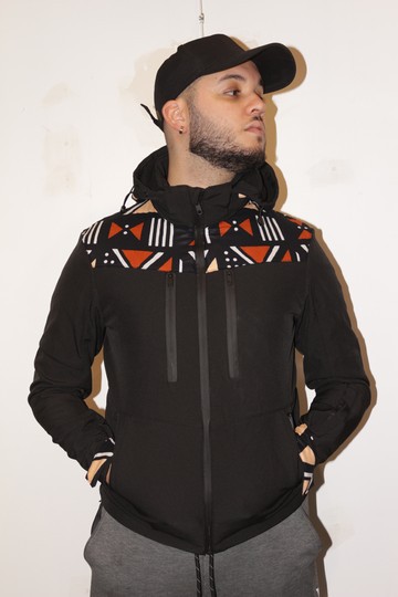 Bogolan hooded jacket