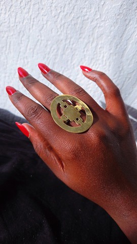 Bague en Bronze "Adinkra"