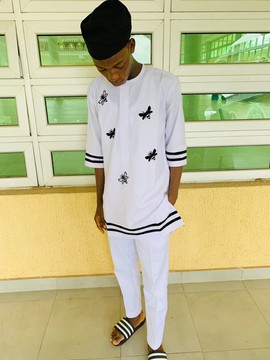 Men kaftan, African Men's Outfit, Shirt Matching Pants, Wedding Guest Groomsmen Suit, Men's Wear