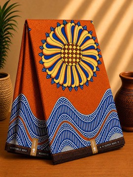 3 yards Tissu Pagne Wax Africain Cameroun