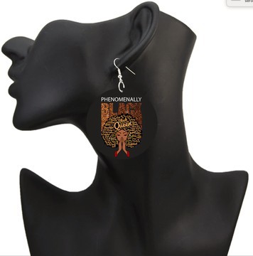 Boucles d'oreilles "Phénoménalement Noir"