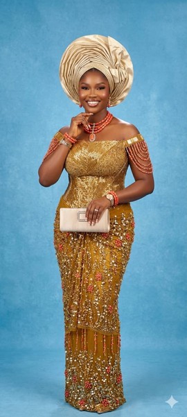 Owambe outfit that speaks higher