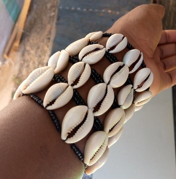 Queen of cowries / cowrie shell  bracelets/ gift bracelets