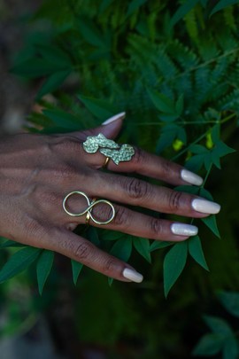 Bague 💍 en bronze «Infini»