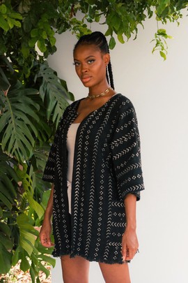 Bottled Bouquet Bogolan Cloak