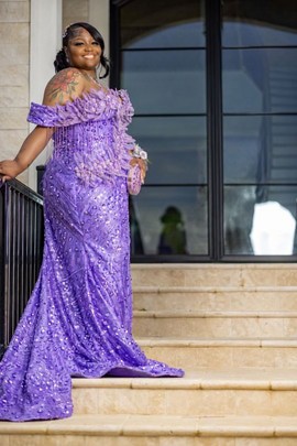 Lavender Blossom Gown