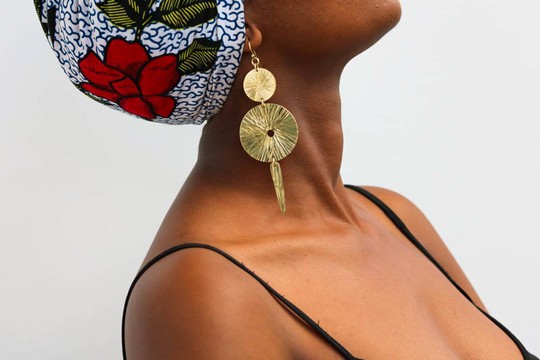 African brass earrings, Elegant earrings, Dangle earrings, Drop Earrings, Christmas Gift