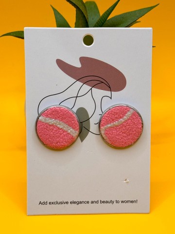 JOK24-12 : Clous d'oreille Vieux rose